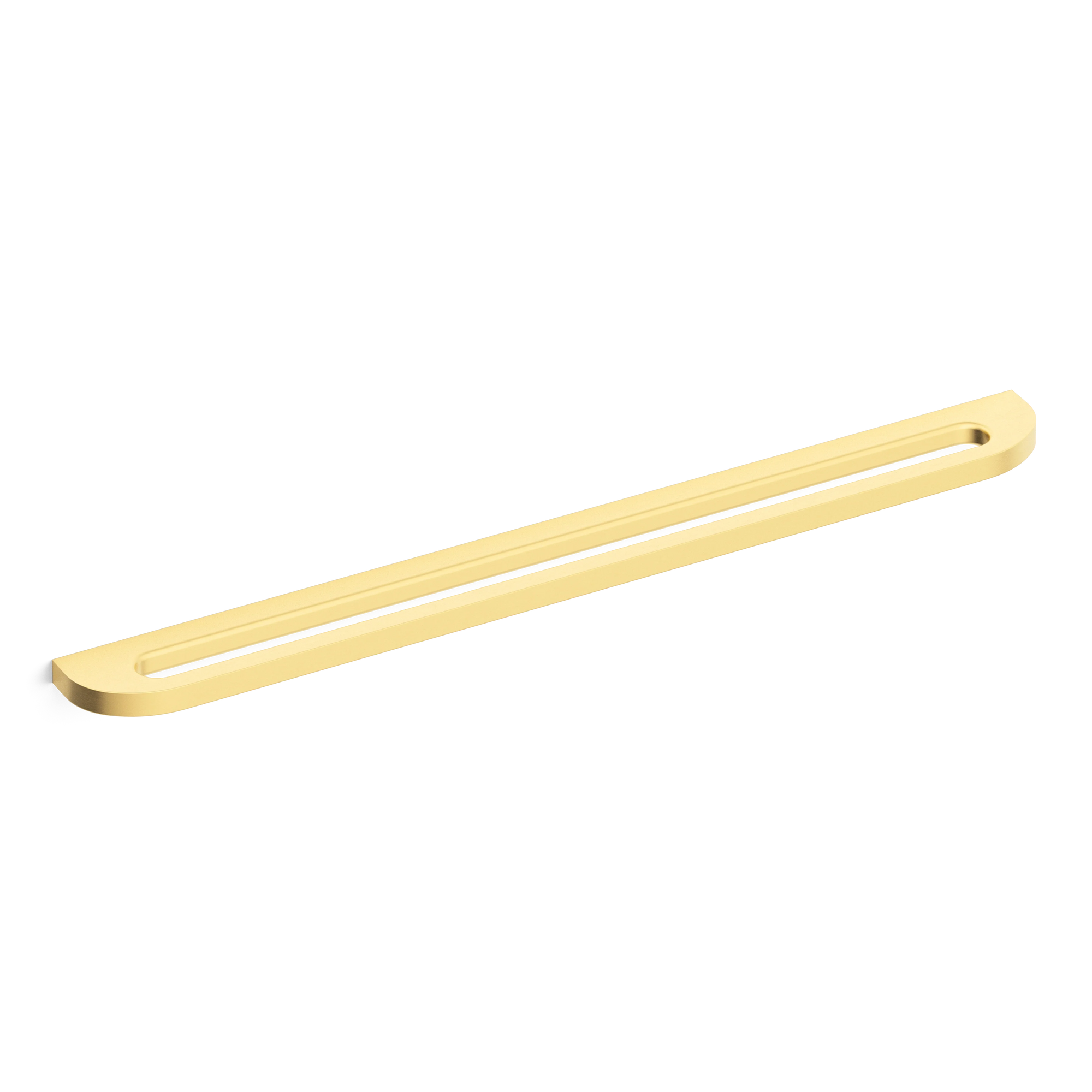 Armac Martin Loop Surface Mounted Appliance Pull in 400mm / Satin Brass Lacquered