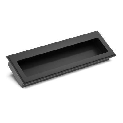 Armac Martin Lyndon Flush Pull in 100mm / Matt Black Lacquered
