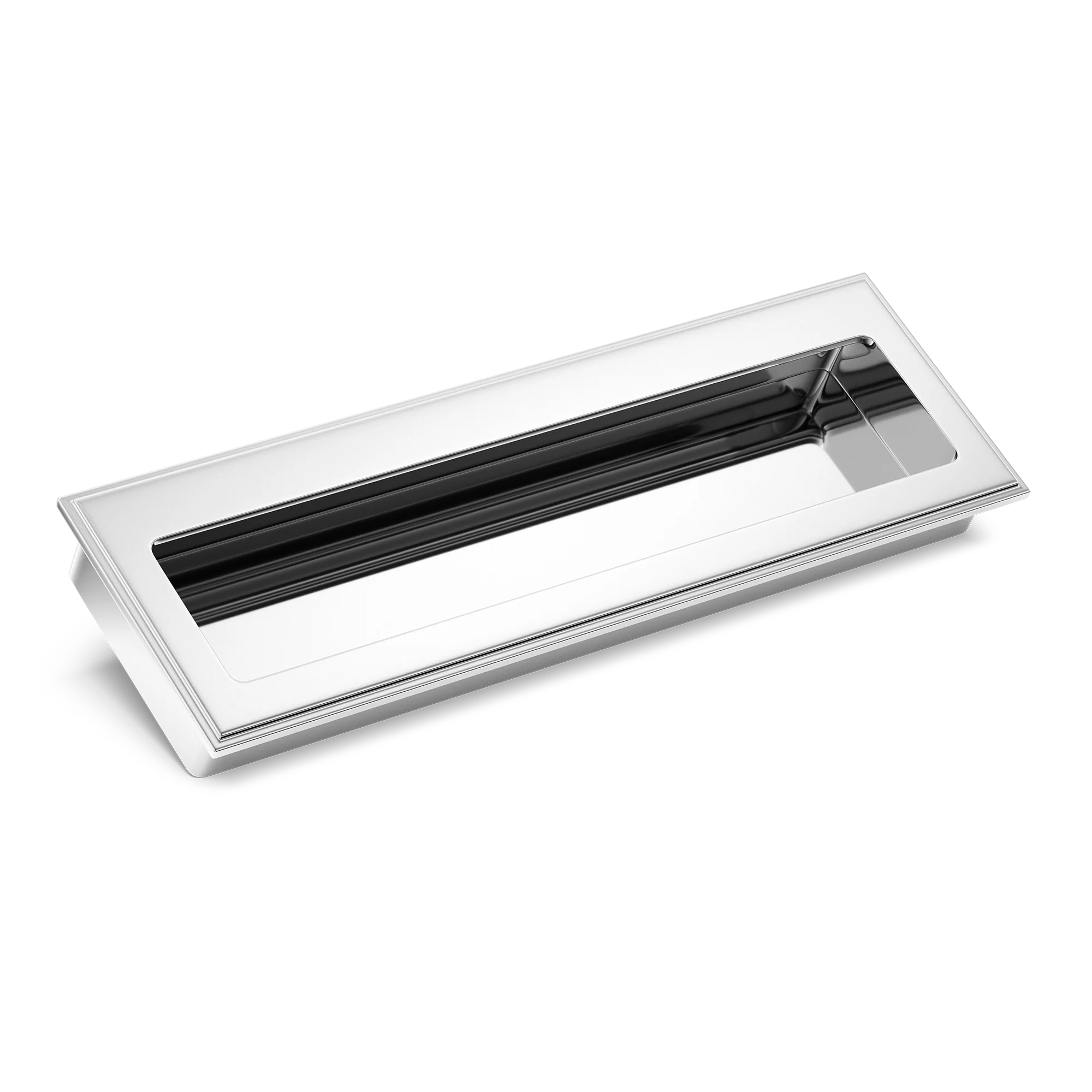 Armac Martin Lyndon Flush Pull in 100mm / Polished Chrome Plate