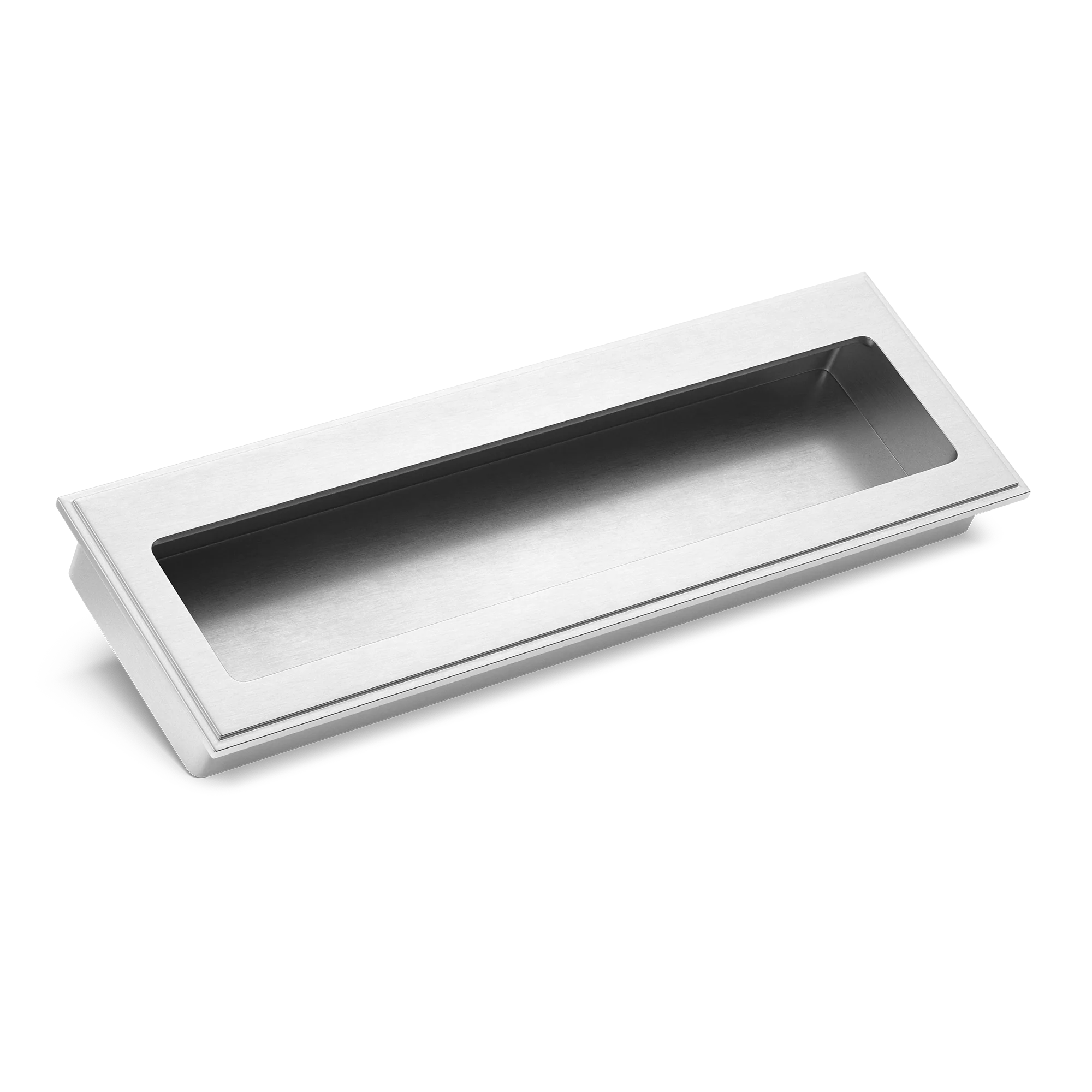 Armac Martin Lyndon Flush Pull in 100mm / Satin Chrome Plate