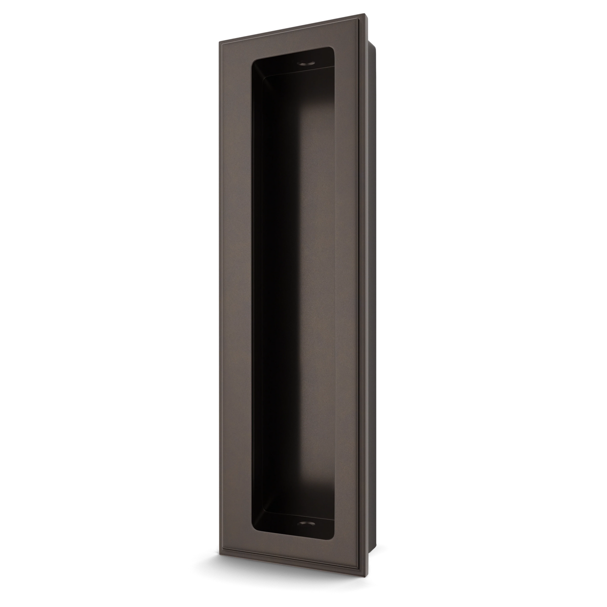 Armac Martin Lyndon Sliding Door Flush Pull in 100mm / Satin Antique Satin Lacquered