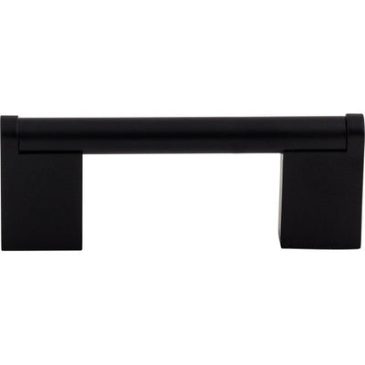 Top Knobs Princetonian Bar Pull 3" c-c in Flat Black