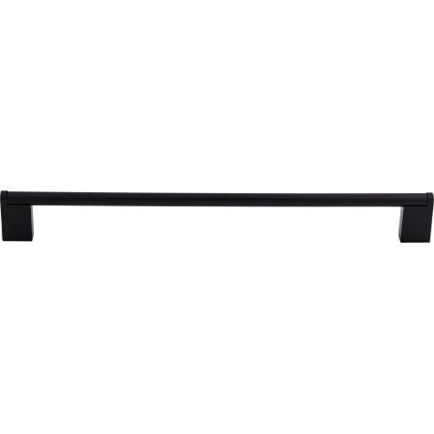 Top Knobs Princetonian Bar Pull 15" c-c in Flat Black