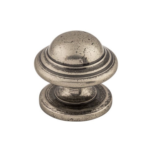Top Knobs Empress Knob 1 3/8" in Pewter Antique