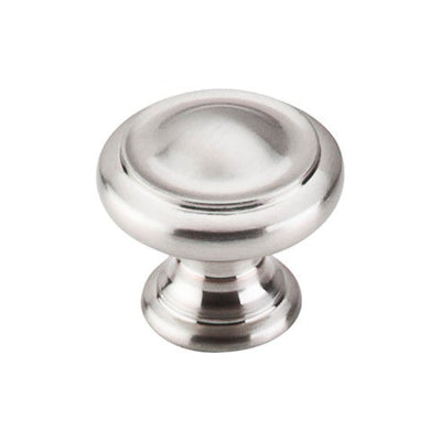 Top Knobs Dome Knob 1 1/8" in Brushed Satin Nickel