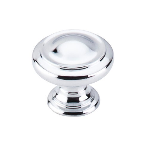 Top Knobs Dome Knob 1 1/8" in Polished Chrome