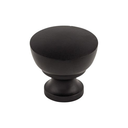 Top Knobs Bergen Knob 1 1/4" in Flat Black