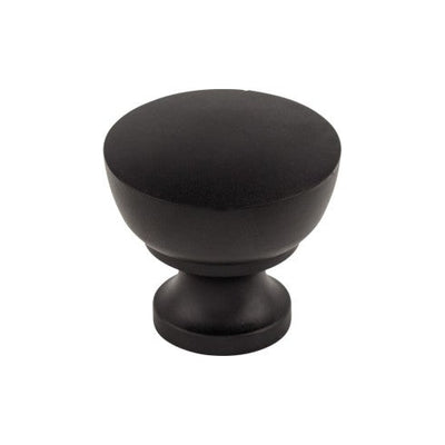 Top Knobs Bergen Knob 1 1/4" in Flat Black