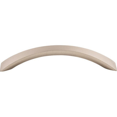 Top Knobs Crescent Flair Pull 5 1/16" c-c in Brushed Satin Nickel