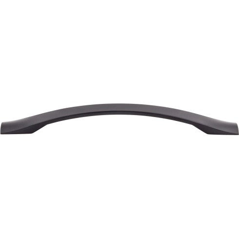 Top Knobs Crest Pull 6 1/4" c-c in Flat Black