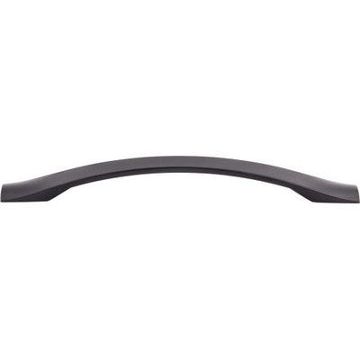Top Knobs Crest Pull 6 1/4" c-c in Flat Black