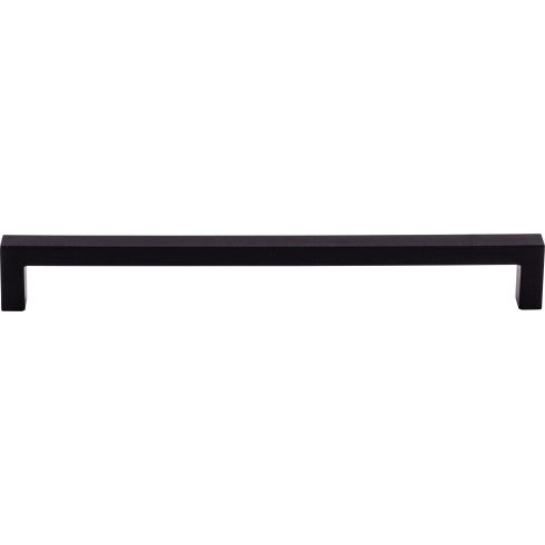 Top Knobs Square Bar Pull 8 13/16" c-c in Flat Black