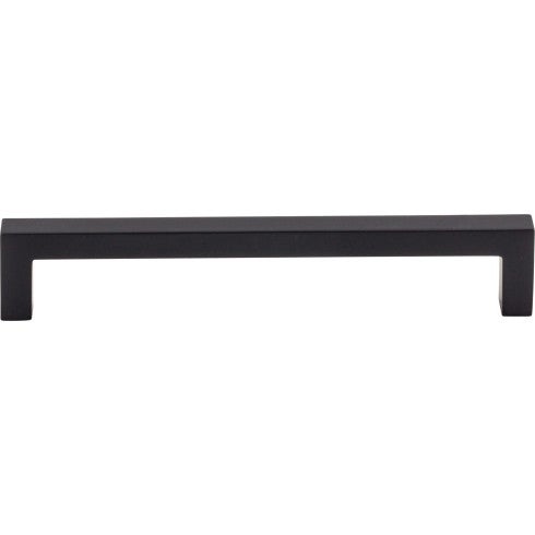 Top Knobs Square Bar Pull 6 5/16" c-c in Flat Black