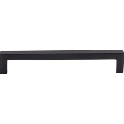 Top Knobs Square Bar Pull 6 5/16" c-c in Flat Black