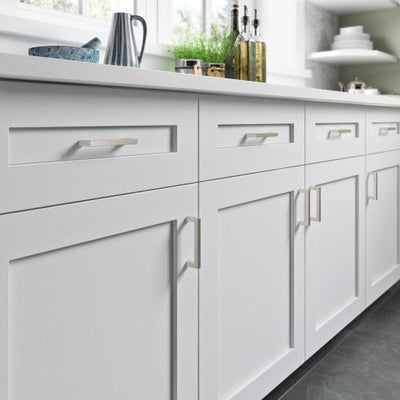 Top Knobs Square Bar Pull 3 3/4" c-c in Brushed Satin Nickel