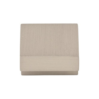 Top Knobs Square Knob 5/8" c-c in Brushed Satin Nickel