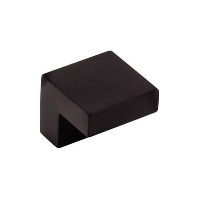 Top Knobs Square Knob 5/8" c-c in Flat Black