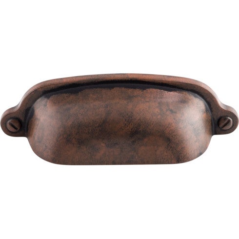Top Knobs Charlotte Cup Pull 2 9/16" c-c in Patina Rouge