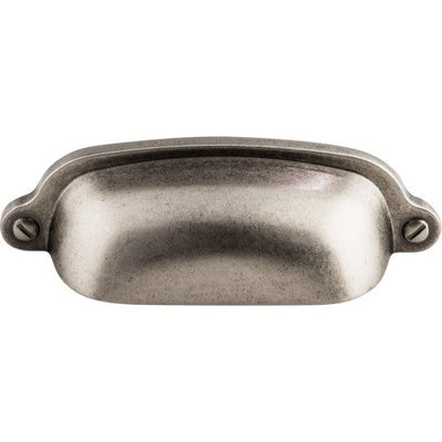 Top Knobs Charlotte Cup Pull 2 9/16" c-c in Pewter Antique