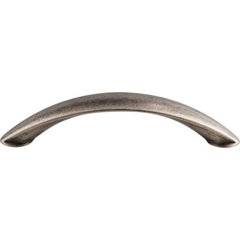 Top Knobs Arc Pull 4" c-c in Pewter Antique