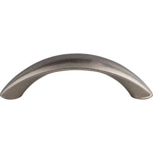 Top Knobs Arc Pull 3" c-c in Pewter Antique