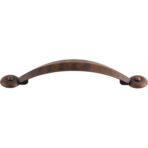 Top Knobs Angle Pull 3 3/4" c-c in Patina Rouge
