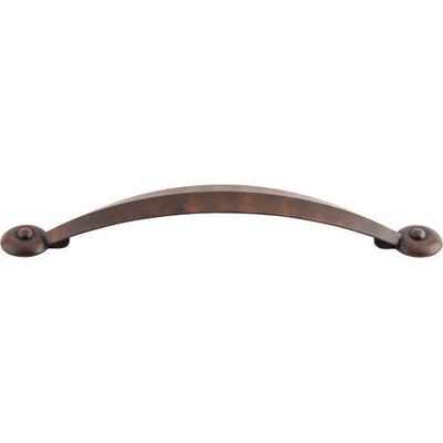 Top Knobs Angle Pull 5 1/16" c-c in Patina Rouge