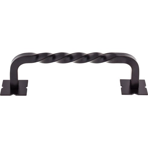 Top Knobs Normandy Twist Pull 8" c-c Appliance Pull in Patina Black