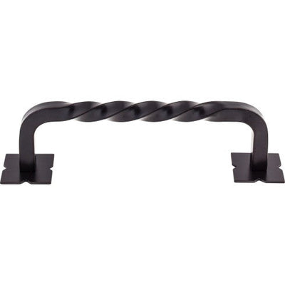 Top Knobs Normandy Twist Pull 8" c-c Appliance Pull in Patina Black
