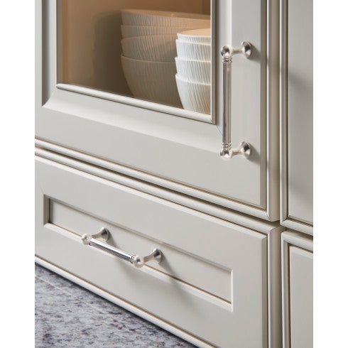 Top Knobs Grace Pull 3 3/4" c-c in Brushed Satin Nickel