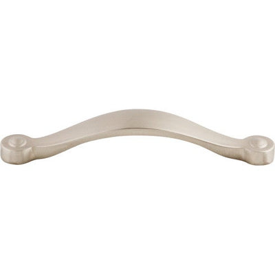 Top Knobs Saddle Pull 5 1/16" c-c in Brushed Satin Nickel