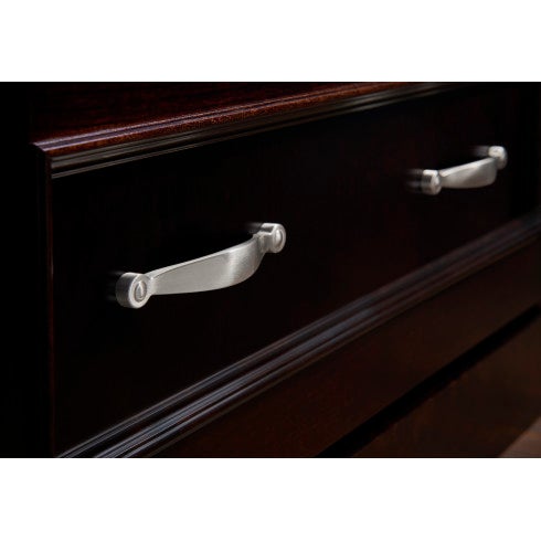 Top Knobs Saddle Pull 5 1/16" c-c in Brushed Satin Nickel
