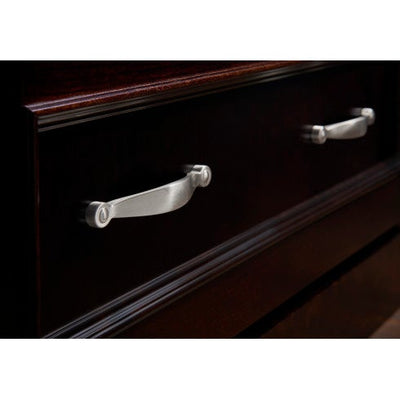 Top Knobs Saddle Pull 5 1/16" c-c in Brushed Satin Nickel