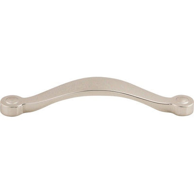 Top Knobs Saddle Pull 5 1/16" c-c in Polished Nickel