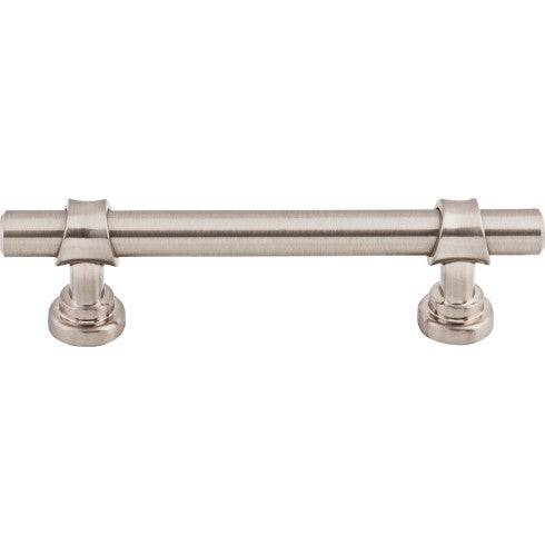 Top Knobs Bit Pull 3 3/4" c-c in Brushed Satin Nickel