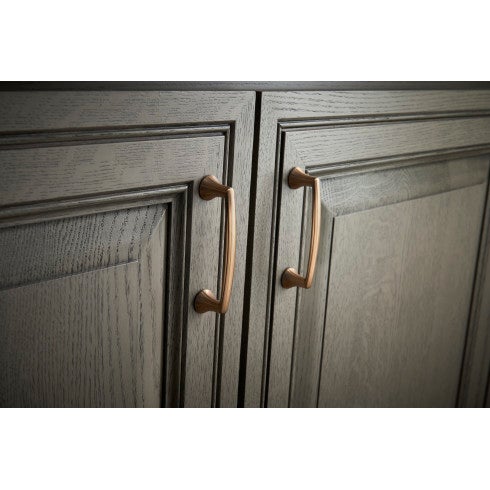 Top Knobs Rue Pull 3 3/4" c-c in Brushed Satin Nickel