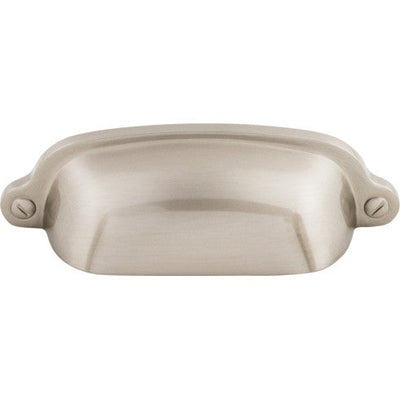 Top Knobs Charlotte Cup Pull 2 9/16" c-c in Brushed Satin Nickel