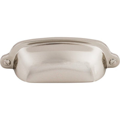 Top Knobs Charlotte Cup Pull 2 9/16" c-c in Polished Nickel