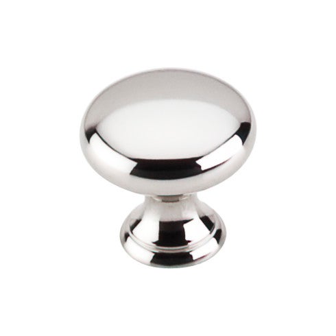 Top Knobs Asbury Mushroom Knob 15/16" in Polished Nickel