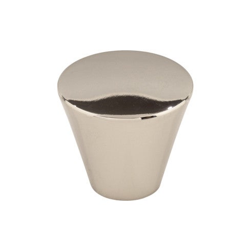 Top Knobs Cone Knob 1 1/16" in Polished Nickel
