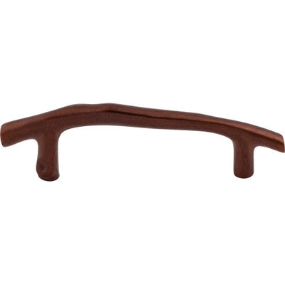 Top Knobs Aspen Twig Pull 3 1/2" c-c in Mahogany Bronze