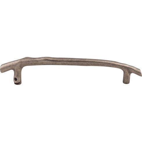Top Knobs Aspen Twig Pull 8" c-c in Silicon Bronze Light