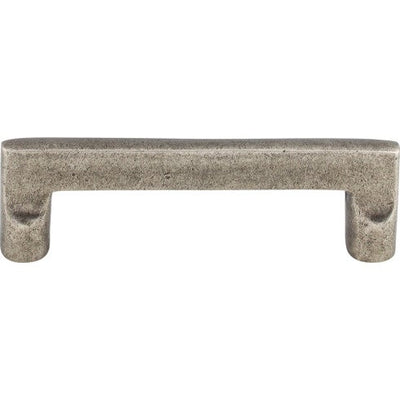 Top Knobs Aspen Flat Sided Pull 4" c-c in Silicon Bronze Light