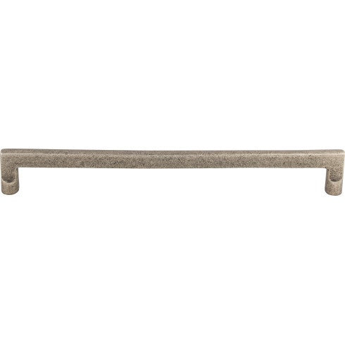 Top Knobs Aspen Flat Sided Pull 12" c-c in Silicon Bronze Light