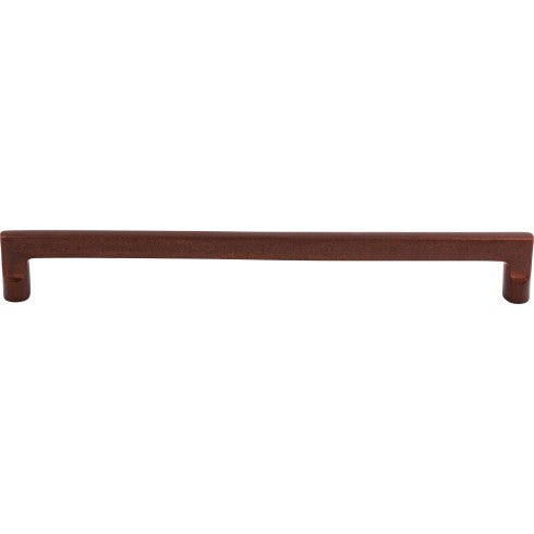 Top Knobs Aspen Flat Sided Pull 12" c-c in Mahogany Bronze