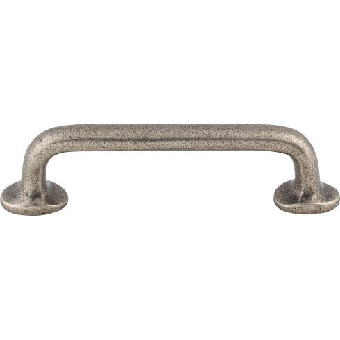 Top Knobs Aspen Rounded Pull 4" c-c in Silicon Bronze Light