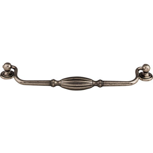 Top Knobs Tuscany Drop Pull 8 13/16" c-c in Pewter Antique