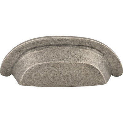 Top Knobs Aspen Cup Pull 3" c-c in Silicon Bronze Light