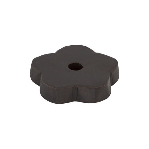Top Knobs Aspen Flower Backplate 1" in Medium Bronze
