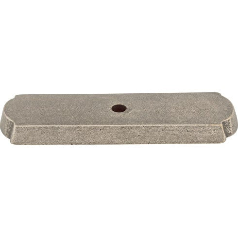 Top Knobs Aspen Rectangle Backplate 2 1/2" in Silicon Bronze Light
